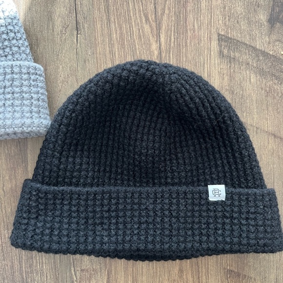 2 Waffle Knit Beanies NWOT - Picture 2 of 12